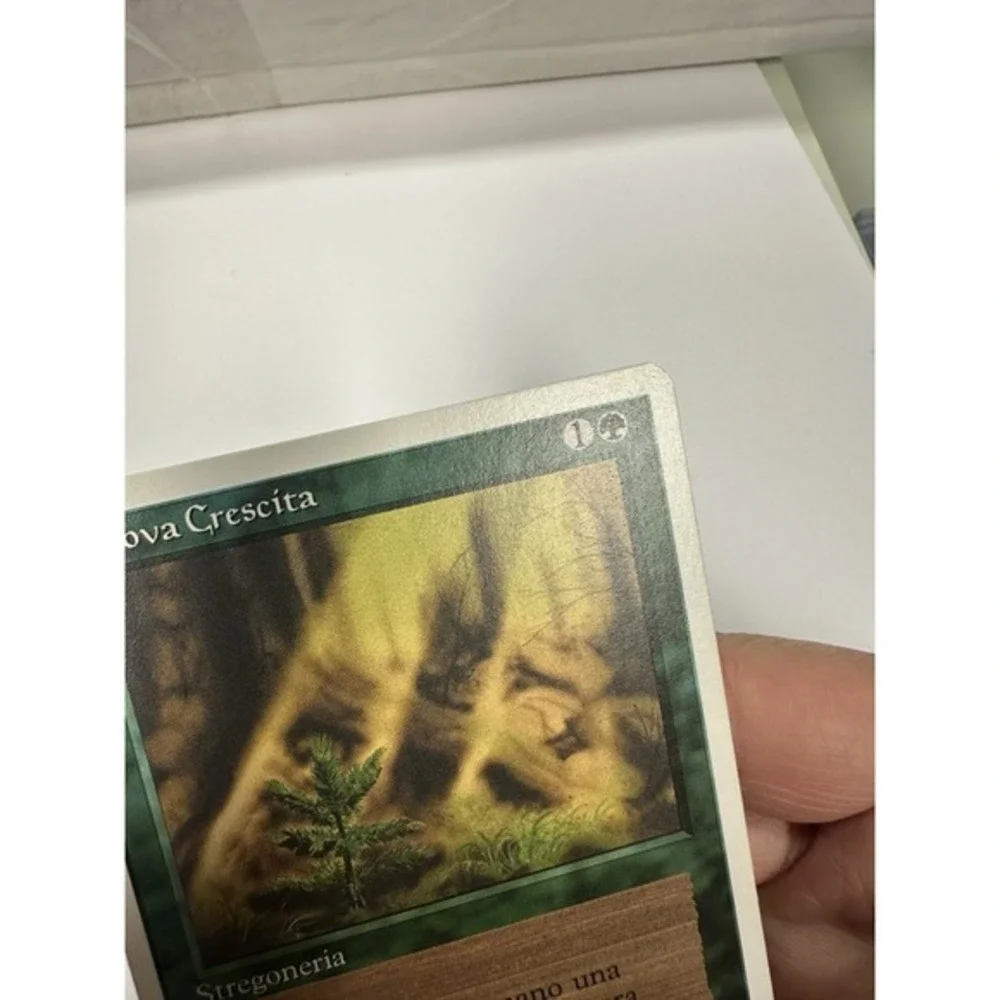 Regrowth Nuova Crescita Italian LP-NM Vintage MtG Magic the gathering RARE‎